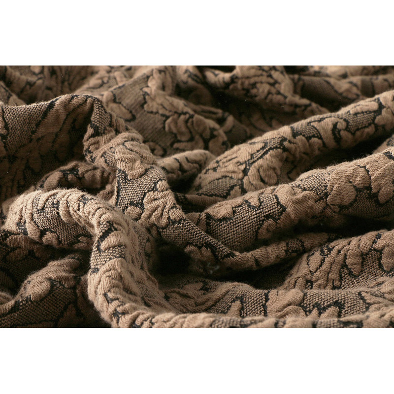 Комплект чехлов на диван и два кресла Жаккард Milano Home Concept Karna, универсальный размер Серый фото - 12