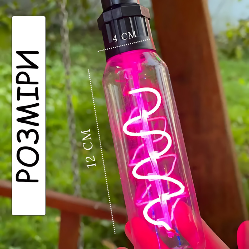 Гірлянда світлодіодна вулична &laquo;Спіраль у подовжених лампах&raquo; SFK-48, 220 В, 10 LED, 5 м, IP44, мультиколор, лінійна, вологозахист фото - 8