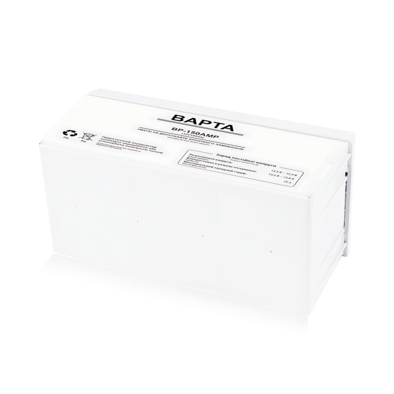 Гелевий акумулятор BAPTA BP-150AMP 12 В 150 А·год — 32,5 кг, 25 А, герметичний, глибокий розряд фото - 4