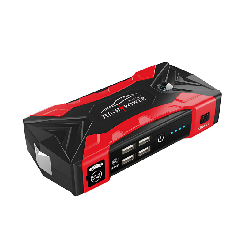 Пуско-зарядное устройство JUMPSTARTER QY33, 12 В, 99800 мАh, 500 А, фонарь, зарядка для телефона фото - 2