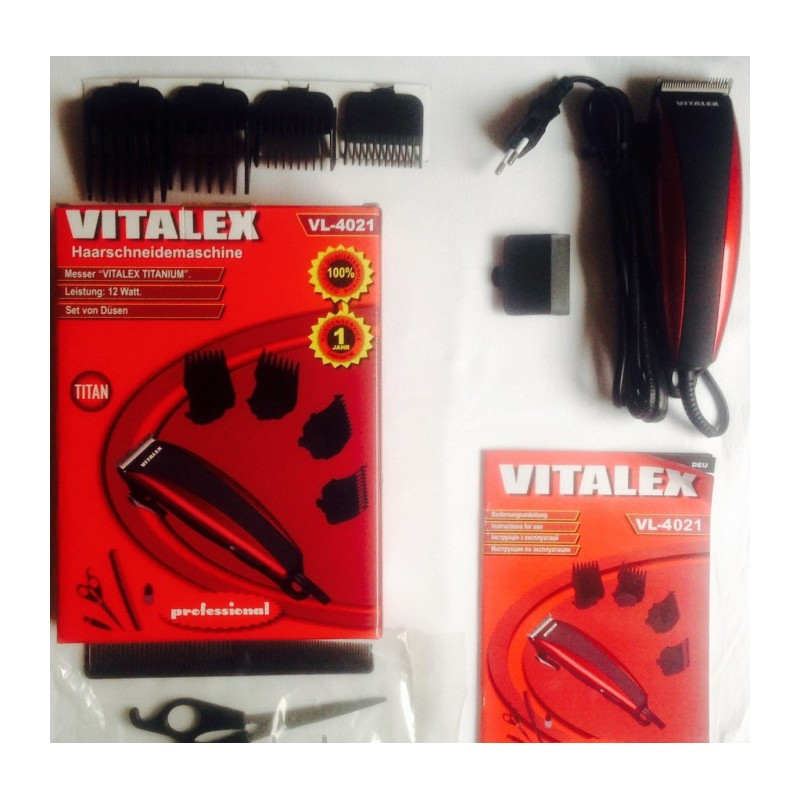 Машинка для стрижки Vitalex VL-4021, машинка для стрижки волосся, чоловіча машинка триммер для стрижки фото - 3