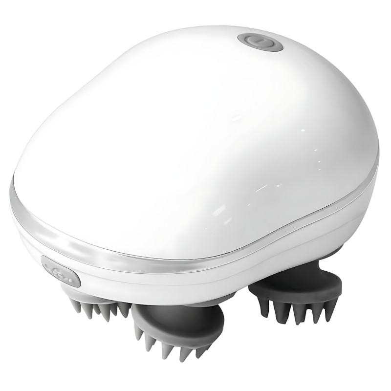 Массажёр для кожи головы с красным светом Smart Scalp, USB, беспроводной, водонепроницаемый фото - 5