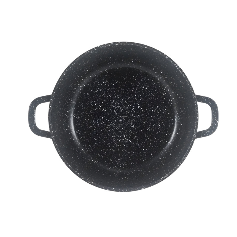 Набор кастрюль Top Kitchen TK00020 и сковородка, с гранитным покрытием, 5 ёмкостей, для всех плит, алюминий Красный фото - 2