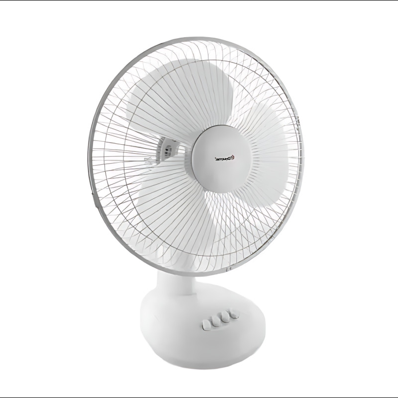 Вентилятор настільний Domotec MS-1626 16" (43 см), 40 Вт, 3 швидкості, поворот, нахил, робота від 220 в, білий фото - 3
