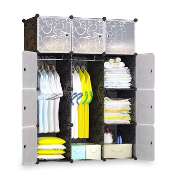 Пластиковый складной шкаф Storage Cube Cabinet MP312-62, 8 секций