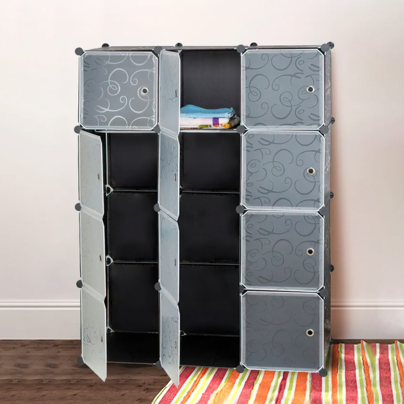 Пластиковый складной шкаф Storage Cube Cabinet MP312-62, 8 секций фото - 3
