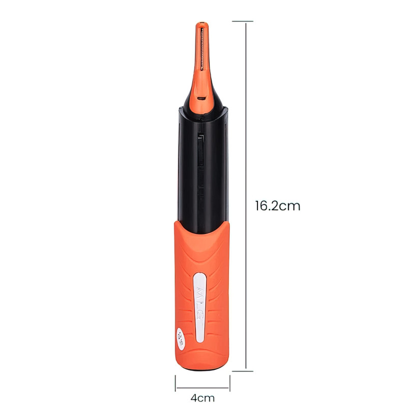 Триммер Micro Touch X-TRIM, 4 насадки, для носа, ушей, бороды, от батарейки ААА фото - 6