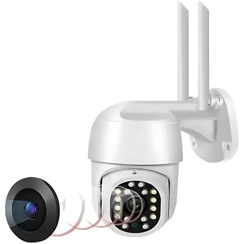 Поворотная Wi-Fi камера видеонаблюдения 5MP HX-A1536C Ziicam (3.6 мм), IP66, с ИК-подсветкой, микрофоном фото - 3