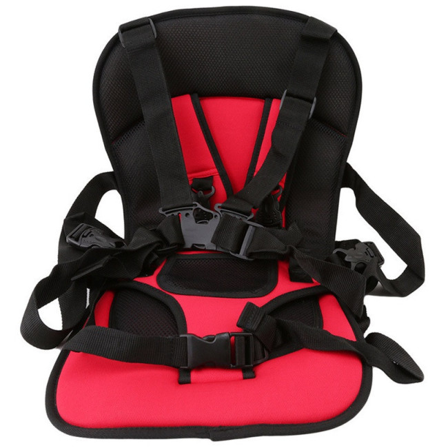 Детское бескаркасное авто кресло Multi-function car cushion авто кресло, Красный