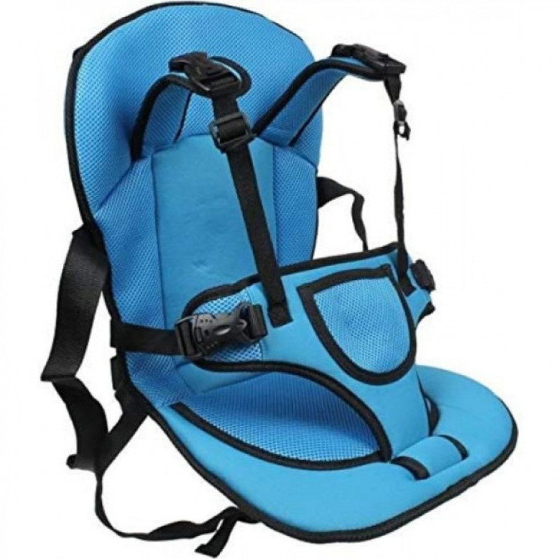 Детское бескаркасное авто кресло Multi-function car cushion авто кресло, Красный фото - 2
