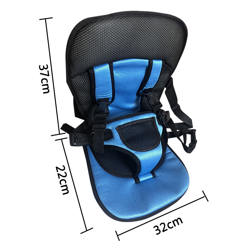 Детское бескаркасное авто кресло Multi-function car cushion авто кресло, Красный фото - 4