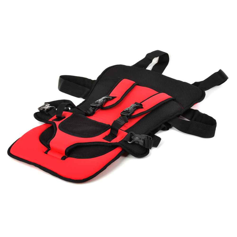 Детское бескаркасное авто кресло Multi-function car cushion авто кресло, Красный фото - 5