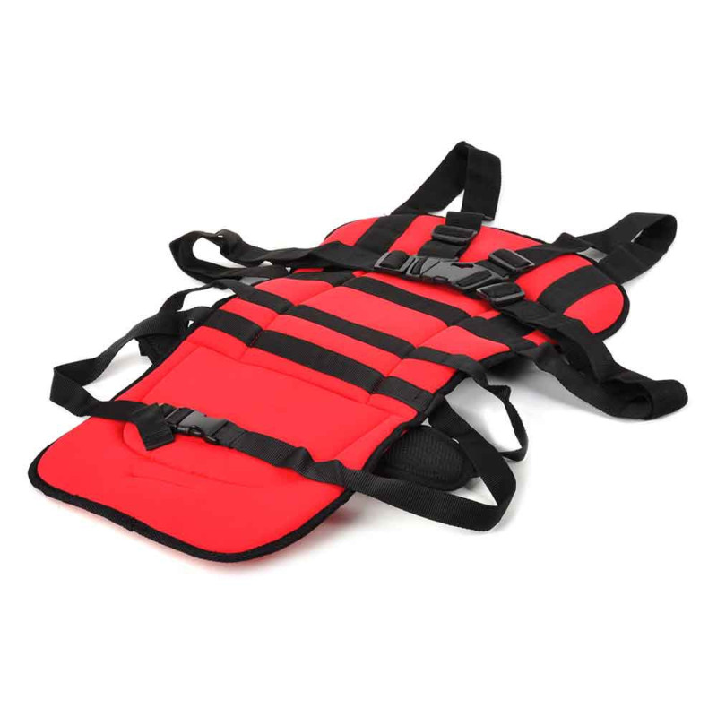 Детское бескаркасное авто кресло Multi-function car cushion авто кресло, Красный фото - 6