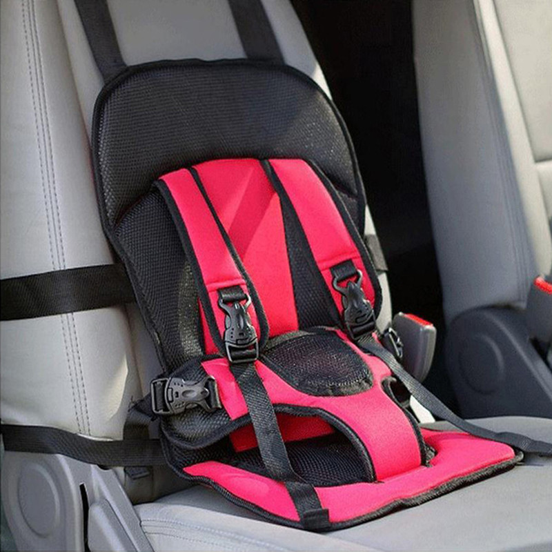 Детское бескаркасное авто кресло Multi-function car cushion авто кресло, Красный фото - 8