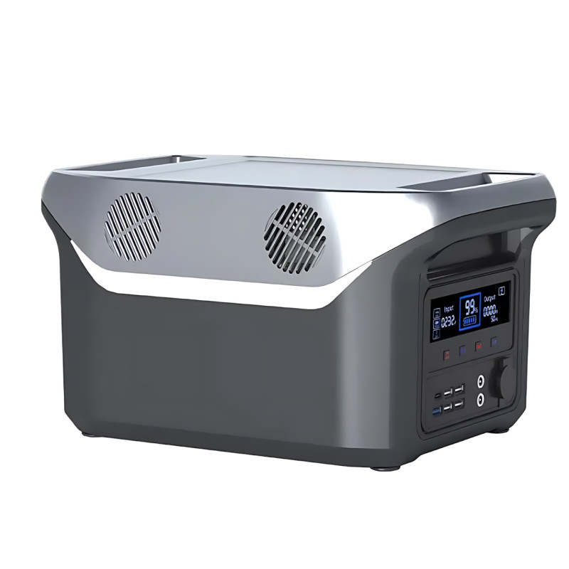 Портативная зарядная станция Sine Power 1000W 25.6V 30A с чистой синусоидой, фонариком и беспроводной зарядкой фото - 5