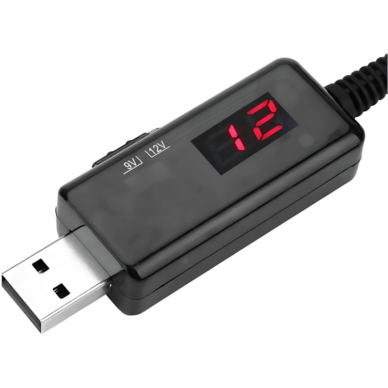 Кабель для роутера USB-DC, що підвищує перетворювач постійного струму  5.5-2.1 + 3.5-1.35 мм фото - 3