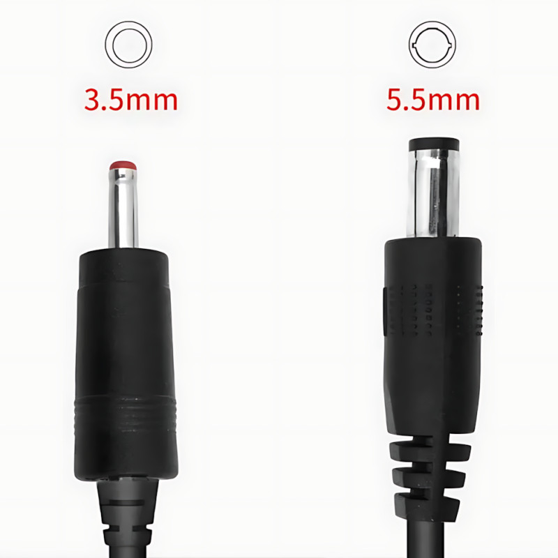 Кабель для роутера USB-DC, що підвищує перетворювач постійного струму  5.5-2.1 + 3.5-1.35 мм фото - 7
