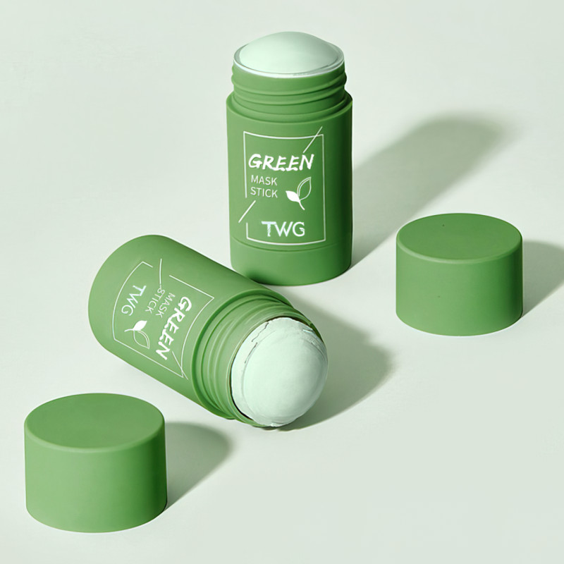 Маска для обличчя Green Tea Mask Stick від Nicor з екстрактом зеленого чаю, глиняна, у формі стика фото - 4