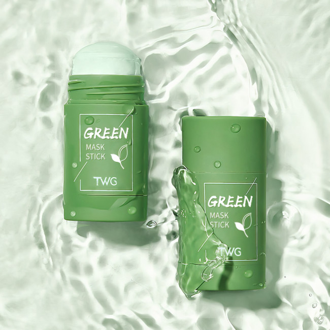 Маска для обличчя Green Tea Mask Stick від Nicor з екстрактом зеленого чаю, глиняна, у формі стика