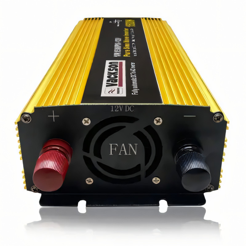 Автомобільний перетворювач напруги 1500 W, VACKSON PURE SINE INVERTER VK1500PSI-12V, чиста синусоїда фото - 4