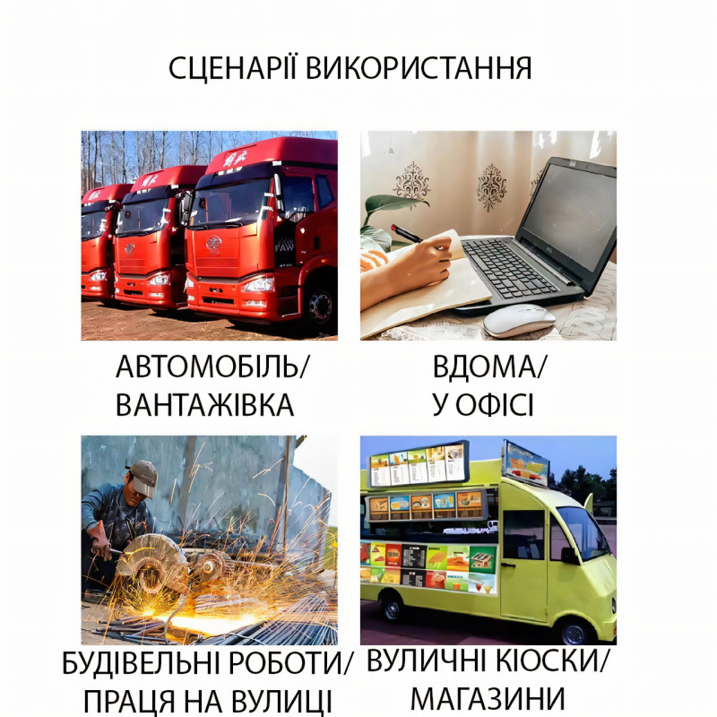 Автомобільний перетворювач напруги 1500 W, VACKSON PURE SINE INVERTER VK1500PSI-12V, чиста синусоїда фото - 6