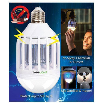 Світлодіодна лампа знищувач комарів зап лаиз ZAPP LIGHT LED LAMP