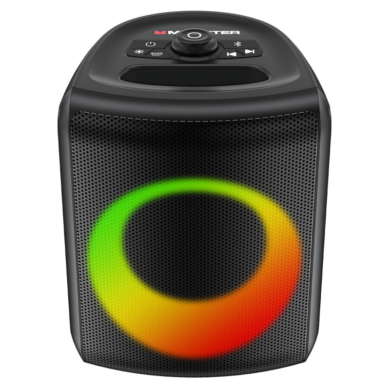 Bluetooth-колонка Monster Musicbox 40W, мінідинамік MS22150 — вологозахист IPX5, RGB-підсвітка, Li-Ion 2000 мА·год фото - 2