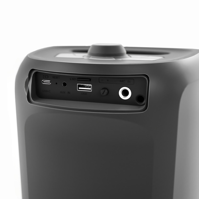 Bluetooth-колонка Monster Musicbox 40W, мінідинамік MS22150 — вологозахист IPX5, RGB-підсвітка, Li-Ion 2000 мА·год фото - 8