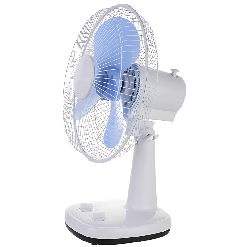 Настольный вентилятор Wimpex WX 1203 с таймером, авто поворот 120°, наклон 90°, диаметр 21 см, 220В фото - 3
