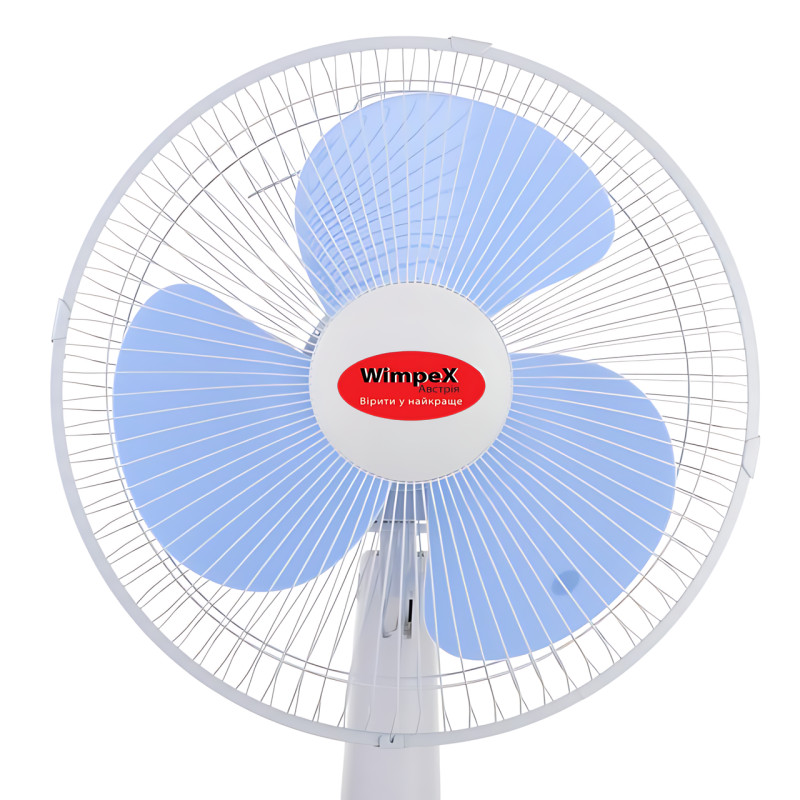 Настольный вентилятор Wimpex WX 1203 с таймером, авто поворот 120°, наклон 90°, диаметр 21 см, 220В фото - 4
