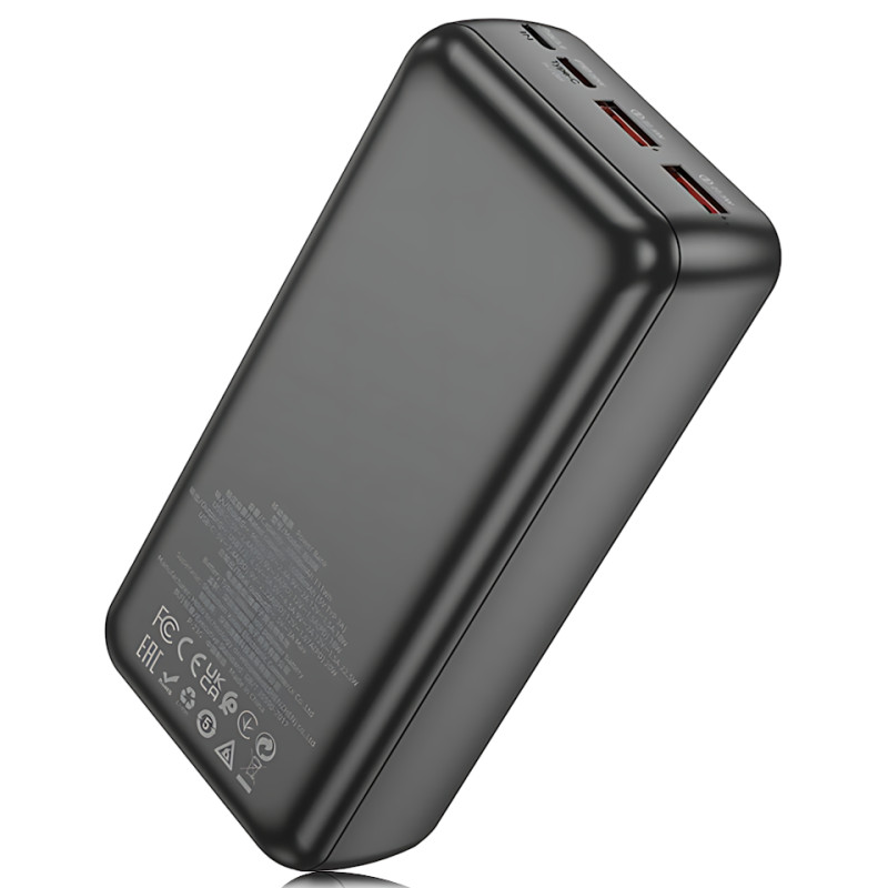 Внешний аккумулятор BOROFONE BJ38B 30000mAh – 22.5W QC + 20W PD, 3 выхода, LED-индикатор фото - 3