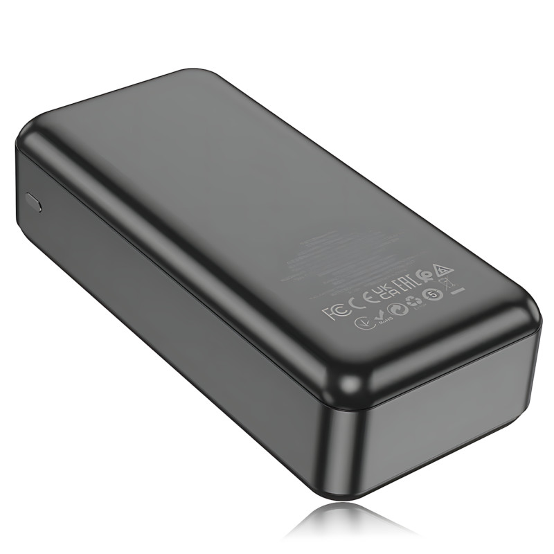 Внешний аккумулятор BOROFONE BJ38B 30000mAh – 22.5W QC + 20W PD, 3 выхода, LED-индикатор фото - 6