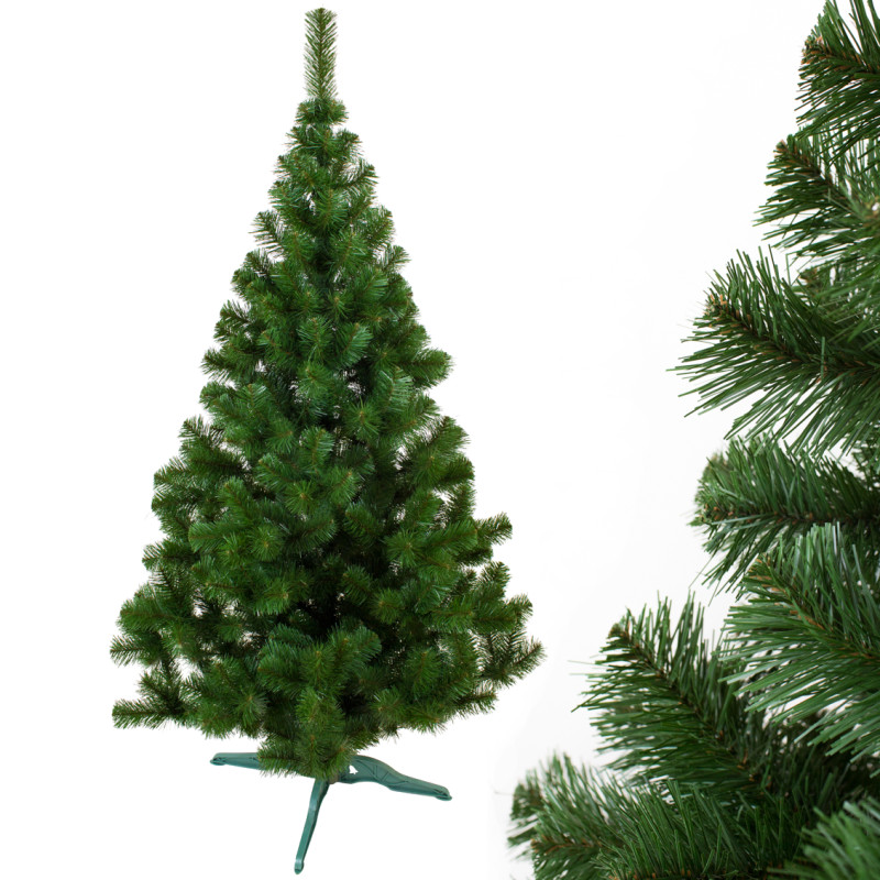 Рождественская Ель 2,2 метра высота Лесная. Искусственная новогодняя елка 2,2 метра, зеленая фото - 2