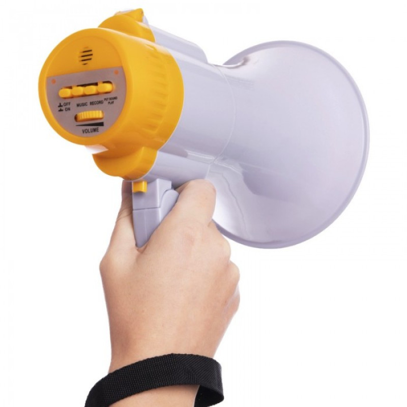 Мегафон с Записью 15 Вт Мощности радиус действия до 200м. MEGAPHONE HW 8C фото - 5
