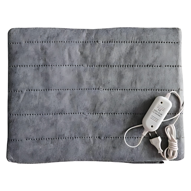Електропростирадло півтораспальне YASAM, 2 режими, до 47 &deg;C, байка, 120х160 см, сірий фото - 4