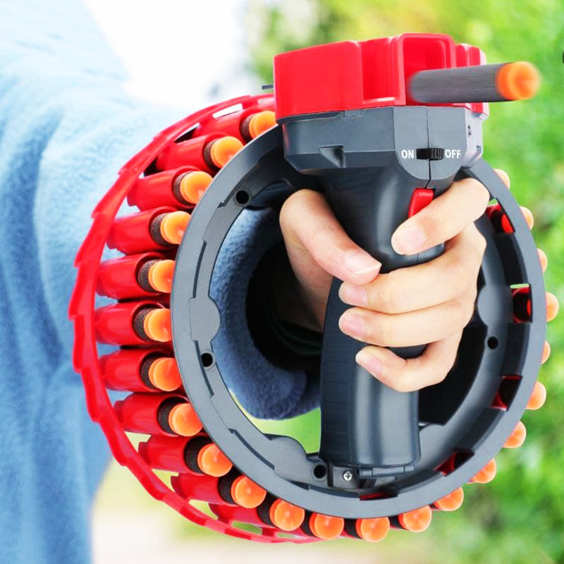 Іграшка кулемет акумуляторний іграшковий на 28 заряду Growler Electric Portable Soft Bullet фото - 7