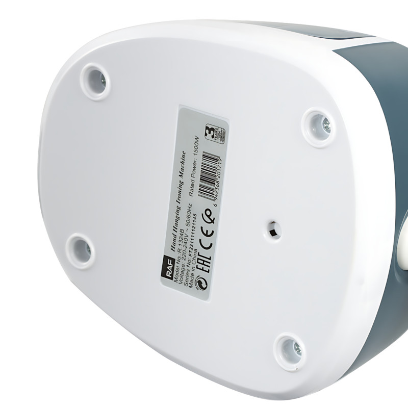 Вертикальный ручной паровой отпариватель-утюг RAF R.1324B 1500 Вт с керамической подошвой, 220В фото - 5