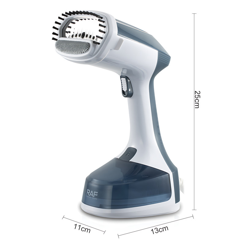 Вертикальный ручной паровой отпариватель-утюг RAF R.1324B 1500 Вт с керамической подошвой, 220В фото - 6