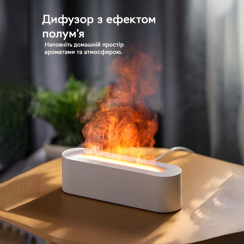 Увлажнитель воздуха портативный с эффектом пламени фото - 5