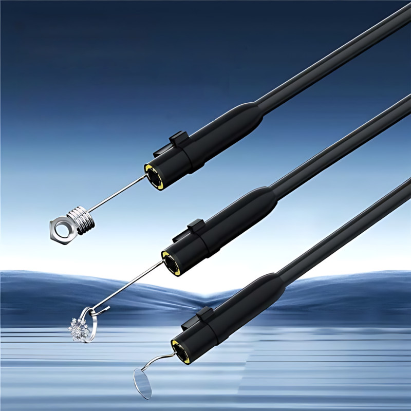 Професійний ендоскоп P380 з екраном 4.3", Full HD 1080P, камера 8 мм, кабель 5 м, 8 LED-підсвітка, запис фото та відео, IP67 фото - 5