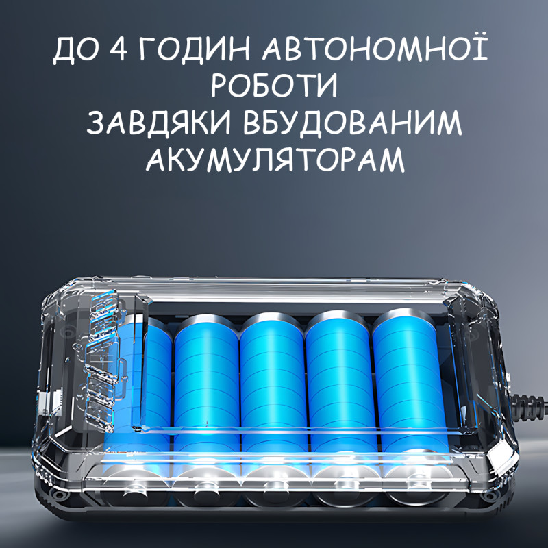 Професійний ендоскоп P380 з екраном 4.3", Full HD 1080P, камера 8 мм, кабель 5 м, 8 LED-підсвітка, запис фото та відео, IP67 фото - 7