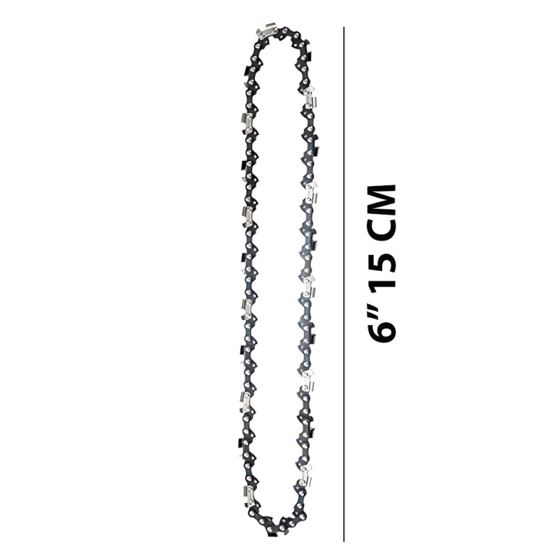Ланцюг 6" (15 см) для акумуляторної мініпили MA528 — 37 ланок, крок 1/4", товщина 1.1 мм, сталь фото - 10