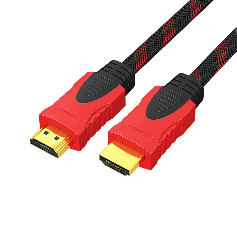 Кабель HDMI-HDMI Pro vision, 10 метрів, 1080 р, версія 1.4, з фільтрами та захисним переплетенням фото - 2
