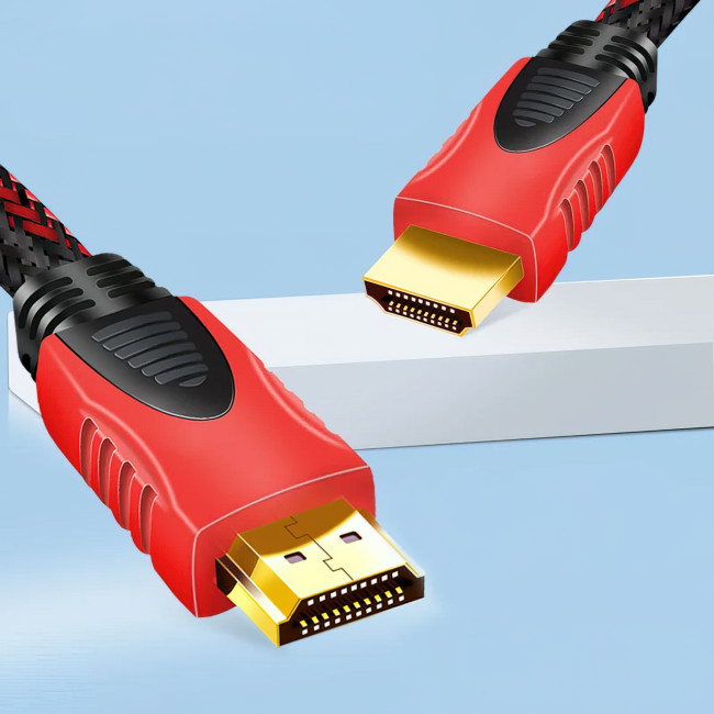 Кабель HDMI-HDMI Pro vision, 10 метрів, 1080 р, версія 1.4, з фільтрами та захисним переплетенням