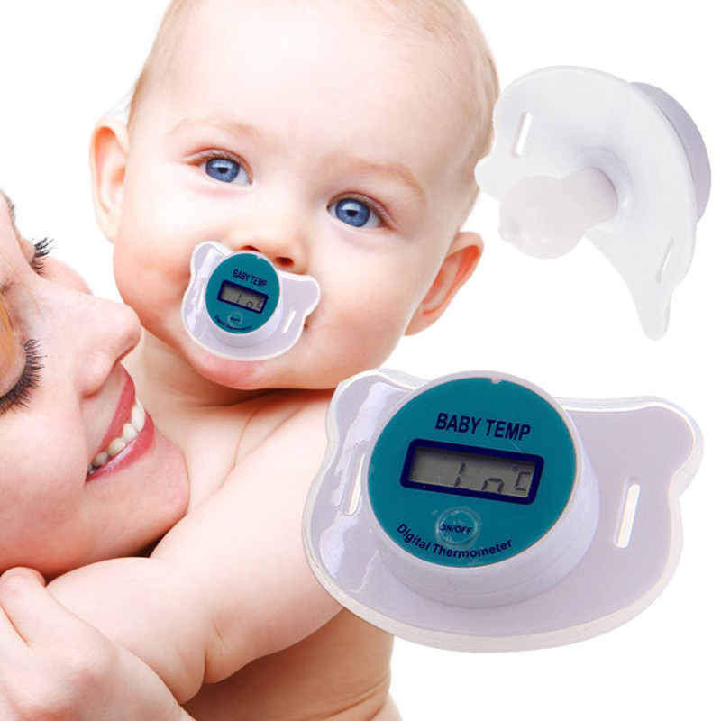 Детский электронный термометр соска SOSKA с дисплеем фото - 5
