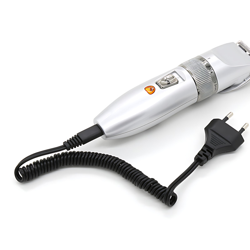 Машинка для стрижки животных Gemei GM-634 Pet, керамические ножи, 15 Вт, аккумуляторная, 4 насадки, регулировка длинны, бесшумная фото - 4