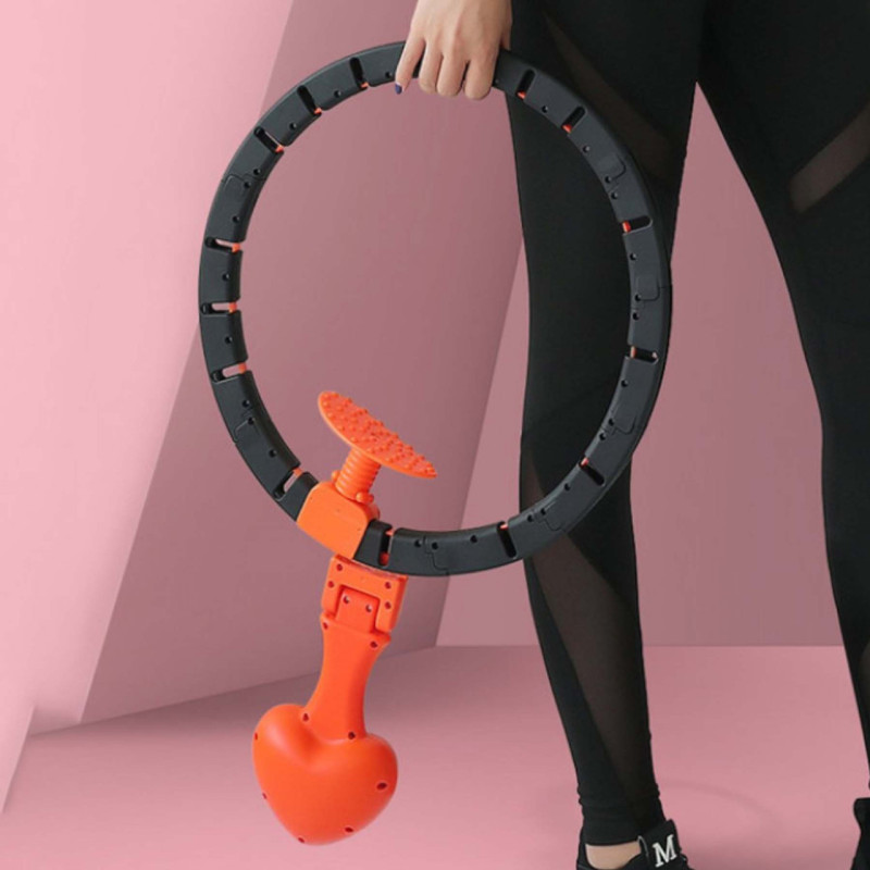 Цифровой хула-хуп с утяжелителем Hoola - Smart Gym с регулируемой талией фото - 8