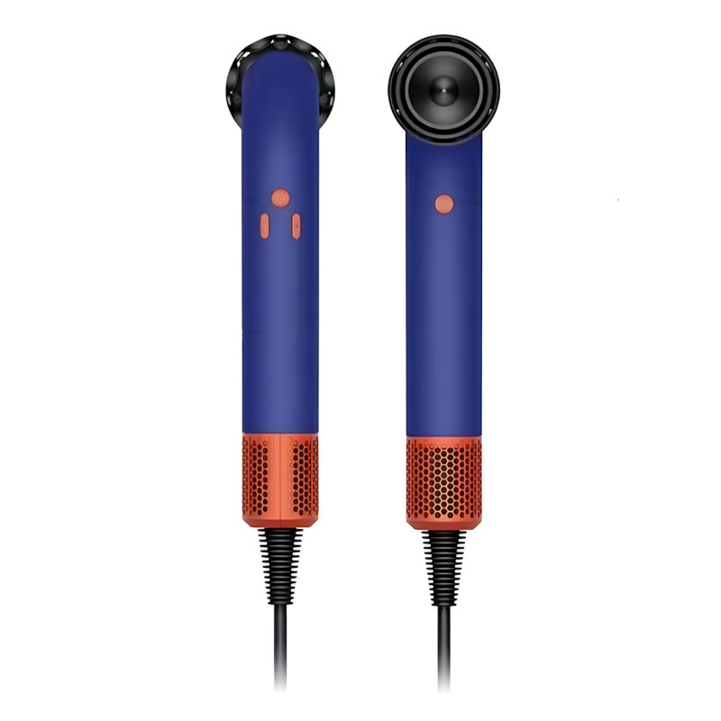 Фен-стайлер DYS Supersonic LY-201, 1200 Вт, 3 температури, 3 швидкості, холодний обдування, синій фото - 3