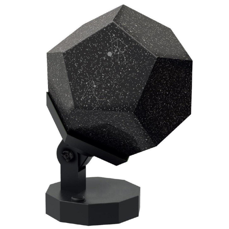 Нічник проектор зоряного неба Galaxy Lamp BLACK motion, обертання 360° , Чорний фото - 2