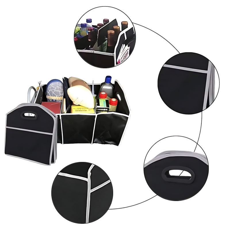 Складаний органайзер у багажник автомобіля, сумка в багажник TRUNK ORGANIZER & COOLER фото - 8